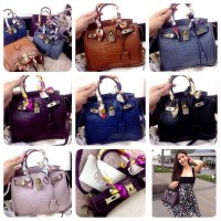 Tas Hermes Birkin Crocodile Matte Nilo Diamond Ghw 6008 | Tas Wanita