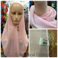 jilbab/kerudung segi 4 paris polos