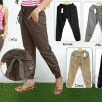 Jual Jogger Pants Cotton Stretch, Celana Jogger Joger Katun Wanita Murah