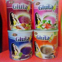 Jual gluta drink kaleng coklat strawberry anggur taro slim body hot sharper Murah