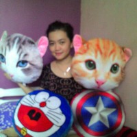 Jual boneka bantal kucing Murah