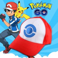 Jual Topi Fashion KPOP Ash Pokemon round embroidery baseball hat Murah