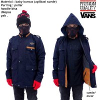 Jual Jaket parka vans baby canvas Cowok Murah