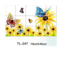 Jual KITCHEN STICKER/ STIKER DAPUR 45X75-TL247- CUTE SUNFLOWER Murah