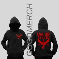 Jual Hoodie Zipper Pokemon Team Valor 'Special Black Edition' Murah