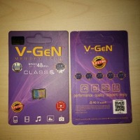 MicroSD V-GeN 8GB Class 6 kartu memori memory card micro sd vgen