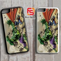 Hulk vs Superman F0033 iPhone 4, 4S, 5, 5S,5C, 6, 6S, 6 Plus, 6S Plus