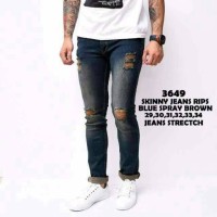 Jual celana sobek jeans skinny bluespray Murah