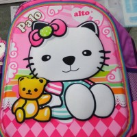 Tas sekolah Anak AlTO hello kitty 3D Palo jamin asli original