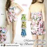 Jual Floral Jumpsuit Mini (Playsuit) Murah
