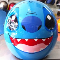 Jual HELM STITCH BIRU BLUE HELM BOGO XYZ Murah
