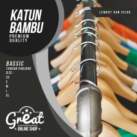 Jual Kaos Polos Katun Bambu (Cotton Bamboo) Tangan Pendek Murah