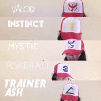 Jual Topi Trucker Pokemon Go. Valor, Instinct, Mystic,Pokeball, Trainer Ash Murah