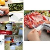 Jual MINI PORTABLE HAND SEALER PENYEGEL PEREKAT PLASTIK BKN VACUUM FOOD Murah