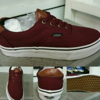 Sepatu Skate Vans Era 59 Classics Canvas Maroon