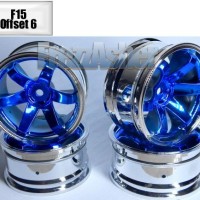 Jual Velg Drift Chrome Blue Celong Model Te37 Murah