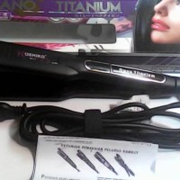 Catok catokan rambut Lurus Hoshiko Original Jepang NANO TITANIUM