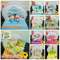 Jual kasur bayi kelambu lipat/selimut/bantal guling/bedong/baju bayi Murah