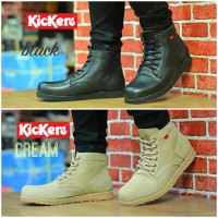 Kickers Boot / Sepatu Boot Kulit / Sepatu Boot Trendy / Sepatu Kulit