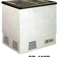 Sliding Flat Glass Freezer SD-132P / Freezer Ice Cream / Frozen Food