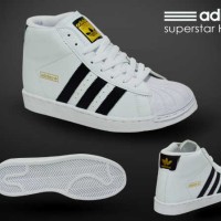 SEPATU KETS WANITA TERMURAH ADIDAS SUPERSTAR WOMEN HIGH