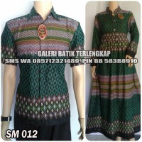 COUPLE BATIK GAMIS || BAJU MUSLIM ANJANI HIJAU