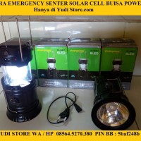 Jual LENTERA SENTER/LENTERA SOLAR CELL/LENTERA POWERBANK/LAMPU EMERGENCY Murah