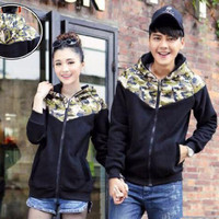 Baju Couple Army Black Jaket Couple Pria Wanita 4N1K