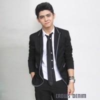 Jual Blazer Black Aliando Style GGS | KS 46 Murah
