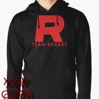 Jual Hoodie Team Rocket Pokemon Hitam Murah