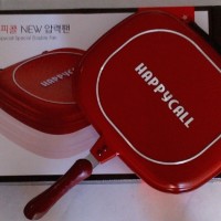 HAPPY CALL 32 CM WAJAN TEFLON PERFECT PANCAKE PAN CAKE MARTABAK MAKER