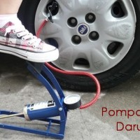 Pompa Injak/Tekan Darurat (Ban Motor, Mobil, Sepeda, Kursi angin)