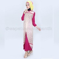 Gamis Gaya Vintage Modern/Baju Muslim Wanita 2016 Model MURAH