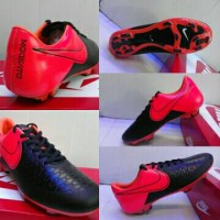 Sepatu Bola Nike Magista Hitam-Oren Grade Ori
