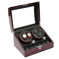 Jual Watch Winder Prestige Wood Automatic Watchwinder (4+6) Pemutar Jam Murah