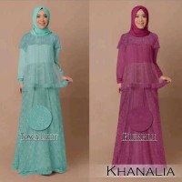GAMIS MAXI DRESS BAJU MUSLIM PESTA : BW2372 KHANALIA BRUKAT