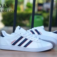 SEPATU CASUAL ADIDAS NEO BASELINE PUTIH MADE IN VIETNAM