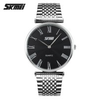 Jam Tangan Pria Original SKMEI Super Tipis Anti Air Elegan