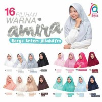 Jual jilbab amira anti tembem afra,size L Murah