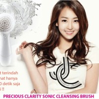 Jual PRECIOUS CLARITY SONIC CLEANSING BRUSH + FREE 1 konjac Murah