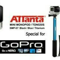 Jual Tongsis titanium anti karat Attanta GoPro DSLR SJ4000 5000+ bagus baru Murah