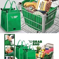 Jual Grab Bag shopper shopping tas piknik keranjang belanja lipat organizer Murah