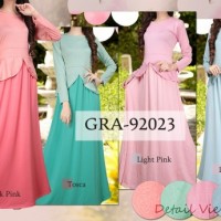 Gamis Maxi Polos Denim GRA-92023