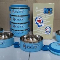 Jual Rantang Karakter Kartun Imut Doraemon StainlessSteel Lunch Box 4 Susun Murah