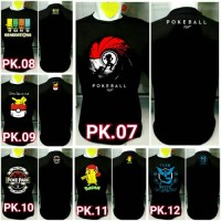 Kaos Distro POKEMON GO Pikachu Ash Pokeball Valor