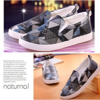 Jual Sepatu 70413 Grey Keds, PU, 3cm 500g Size 35,36,37,38 Rp.179000 Murah