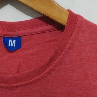 Jual BAJU KAOS POLOS RED MISTY (DISTOR, CLOTHING) BUKAN GILDAN Murah