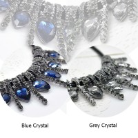 Jual Kalung Vintage Waterdrop Rhinestone Murah