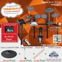 Drum Elektrik Yamaha DTX522K +xtraCymbal / DTX522 / DTX 522 / DTX 522k