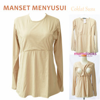 Jual Mamalooks Manset Menyusui Coklat Susu Murah